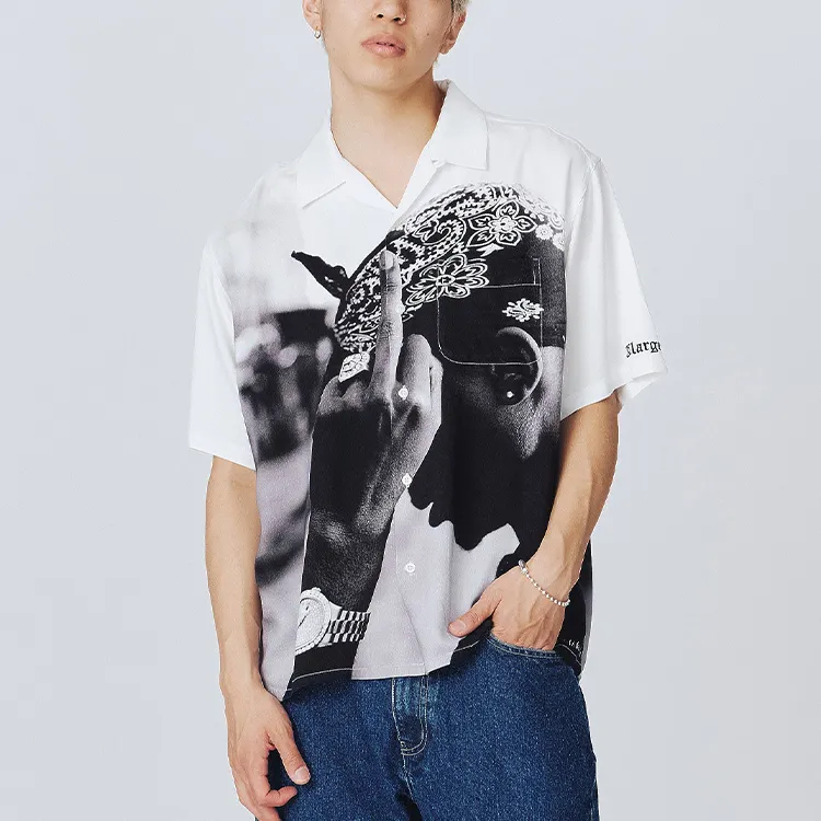 XLARGE x 2Pac Collaboration SS24 Shirt Unisex White-2