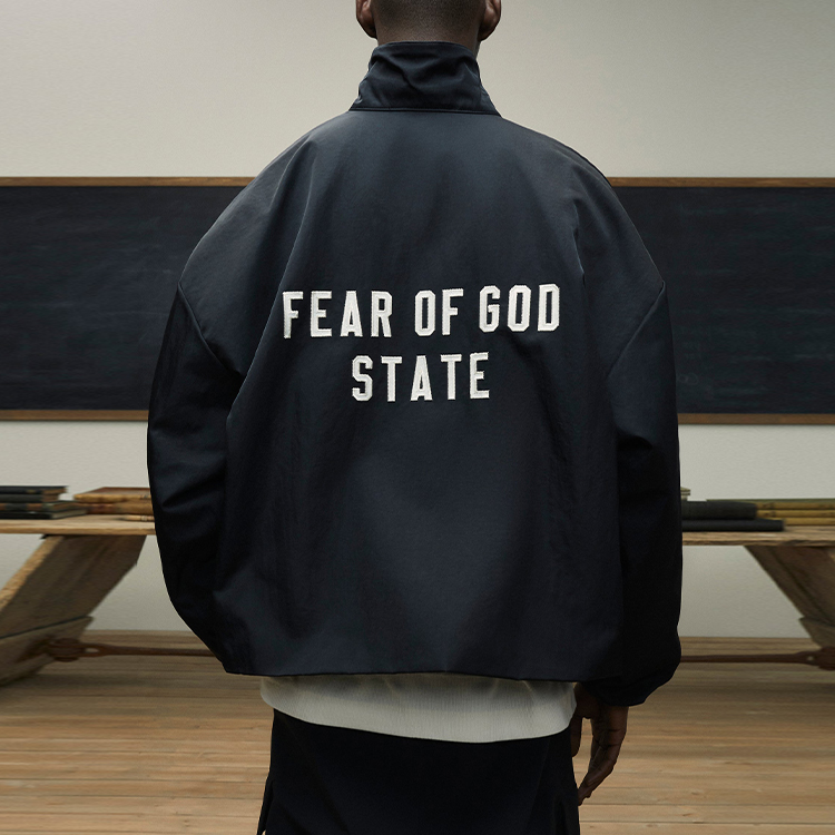 Fear of God Essentials Textured Nylon Trucker Jacket - Cheap