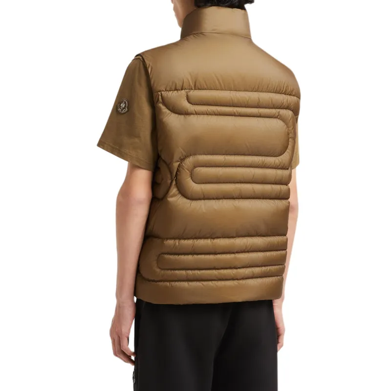 Moncler Snake Year Capsule Collection Vests Men Light Brown-3