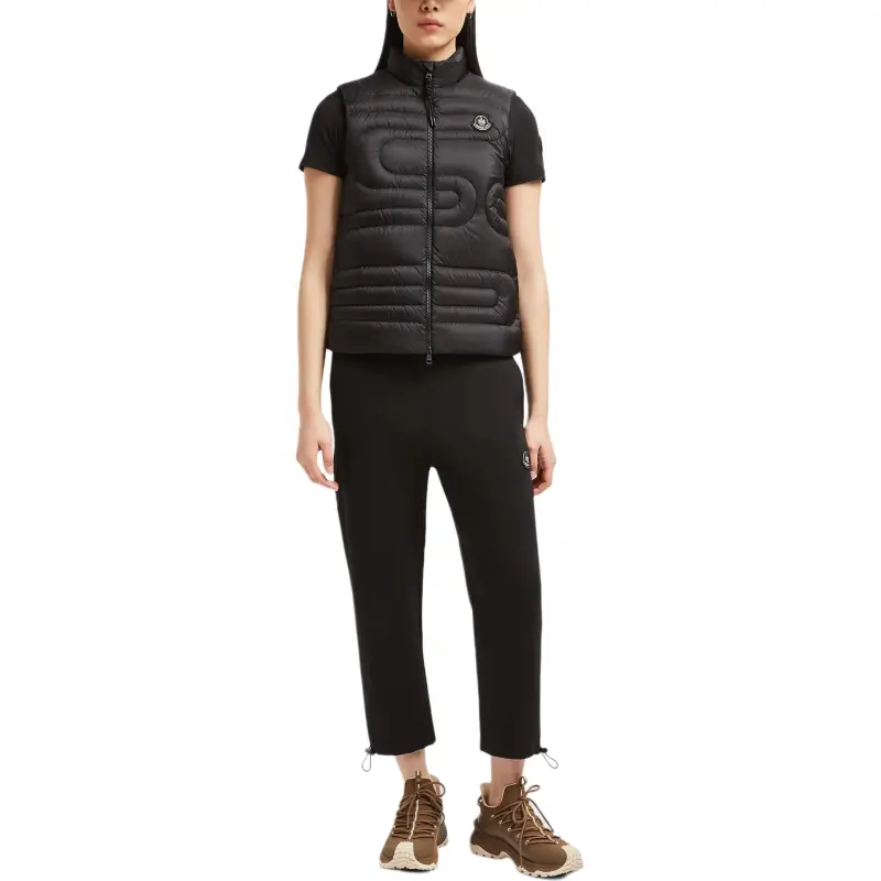 Moncler Xihu Logo Patch Down Vest-1