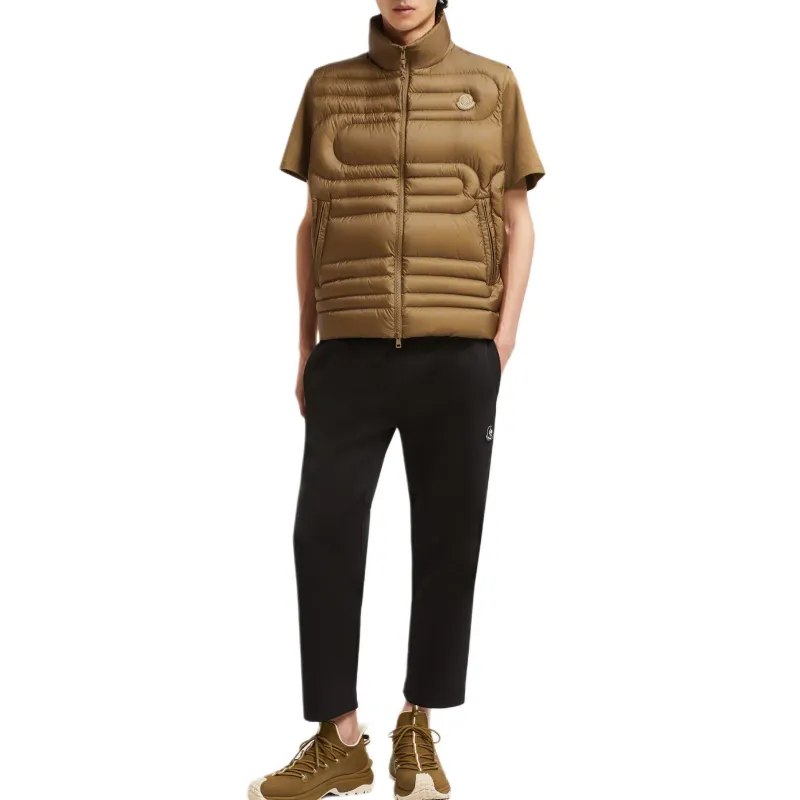 Moncler Snake Year Capsule Collection Vests Men Light Brown-1