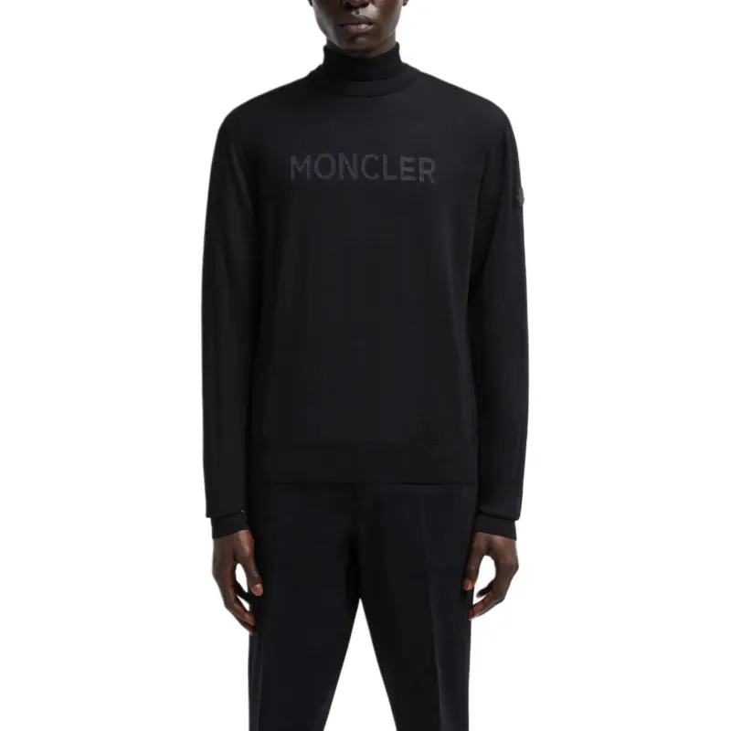 Moncler Logo Detailed Knitted Jumper-5