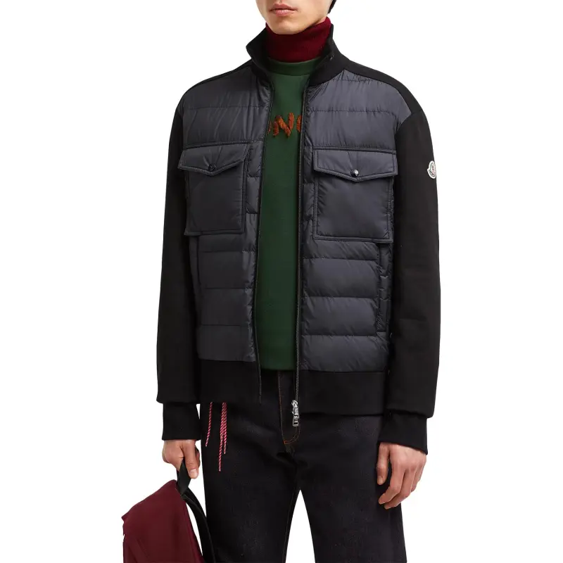 Moncler Panelled Zip Up Padded Jacket-8