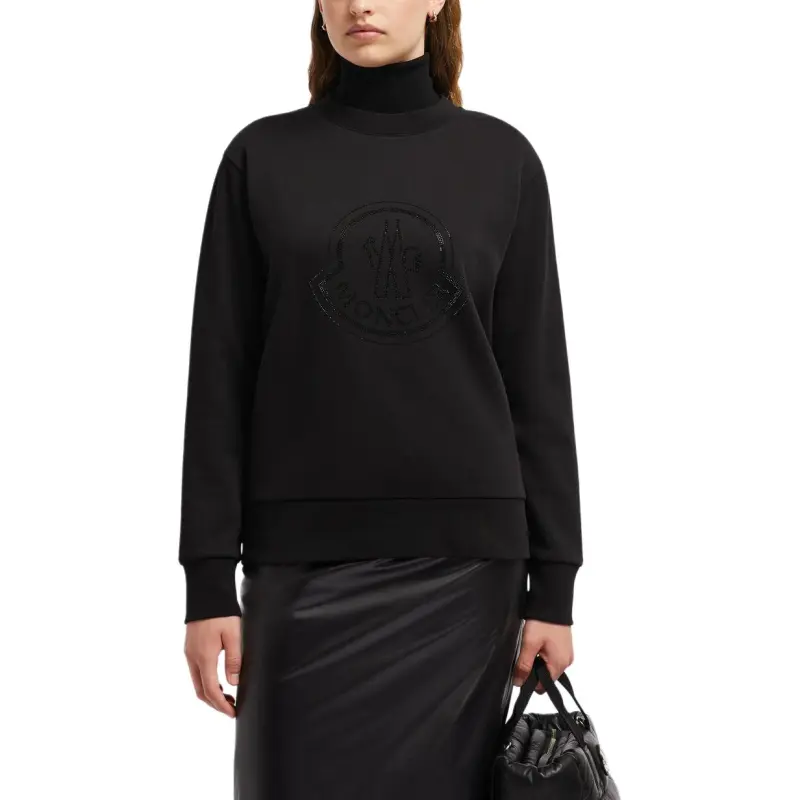 Moncler Logo Embellished Crewneck Sweatshirt-8