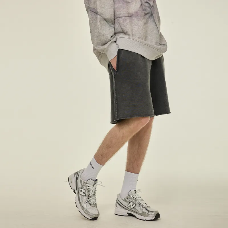 EGO FETCH Casual Shorts Unisex Black-3
