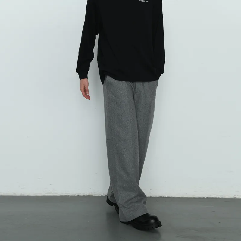 EGO FETCH Casual Pants Unisex Gray-3