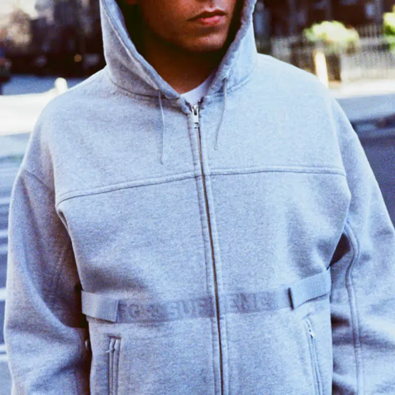 Supreme Marithé + François Girbaud Zip Up Hooded Sweatshirt-1