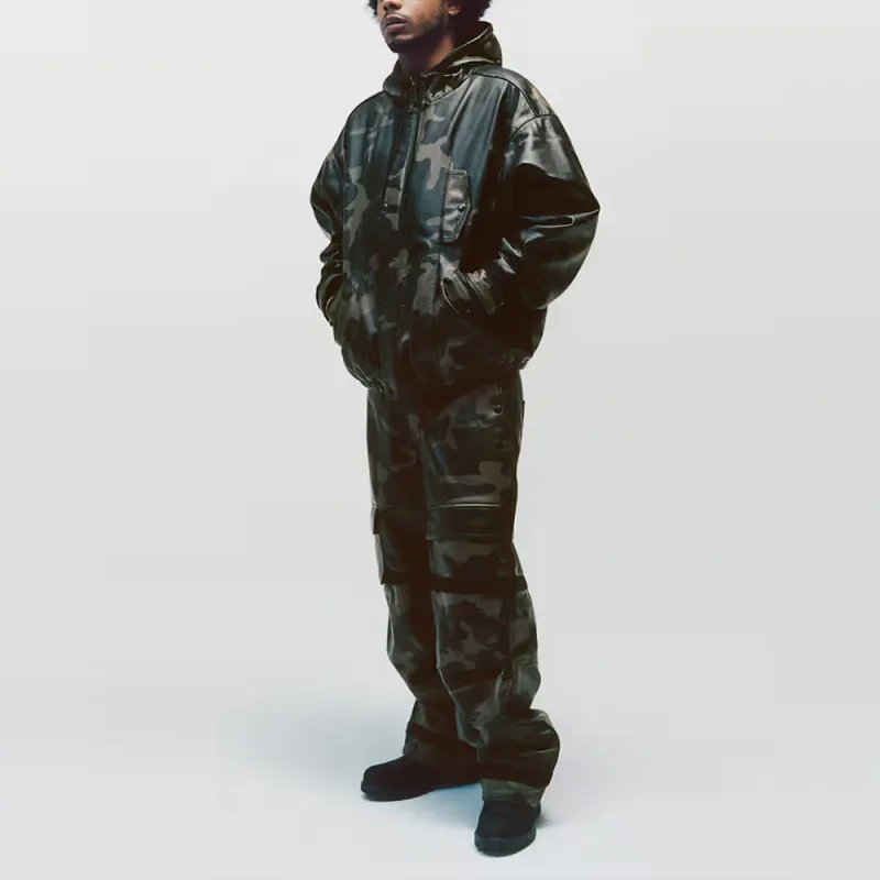 Supreme Marithé + François Girbaud Shuttle Tape Leather Cargo Pant-4