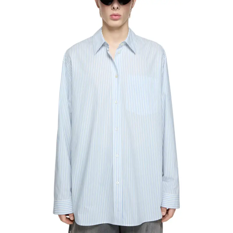 Acne Studios Summer Selected Collection Shirts Unisex Light Blue-2