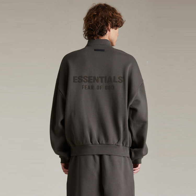 Fear of God Essentials SS24 Longsleeve Polo Shirt Men's Ink
