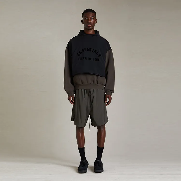 Fear Of God Essentials Nylon Fleece Hooded Sweater-1