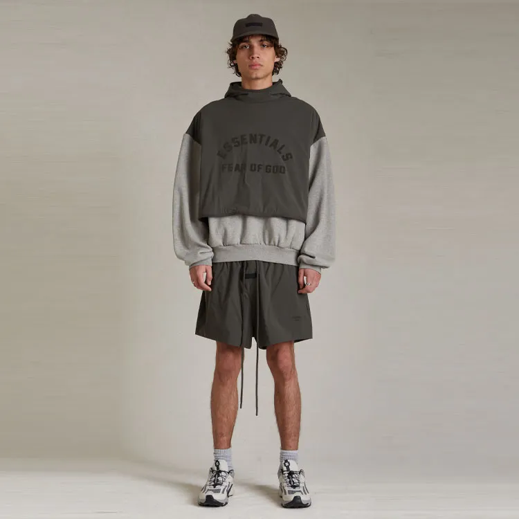 Fear Of God Essentials Nylon Fleece Hooded Sweater-2