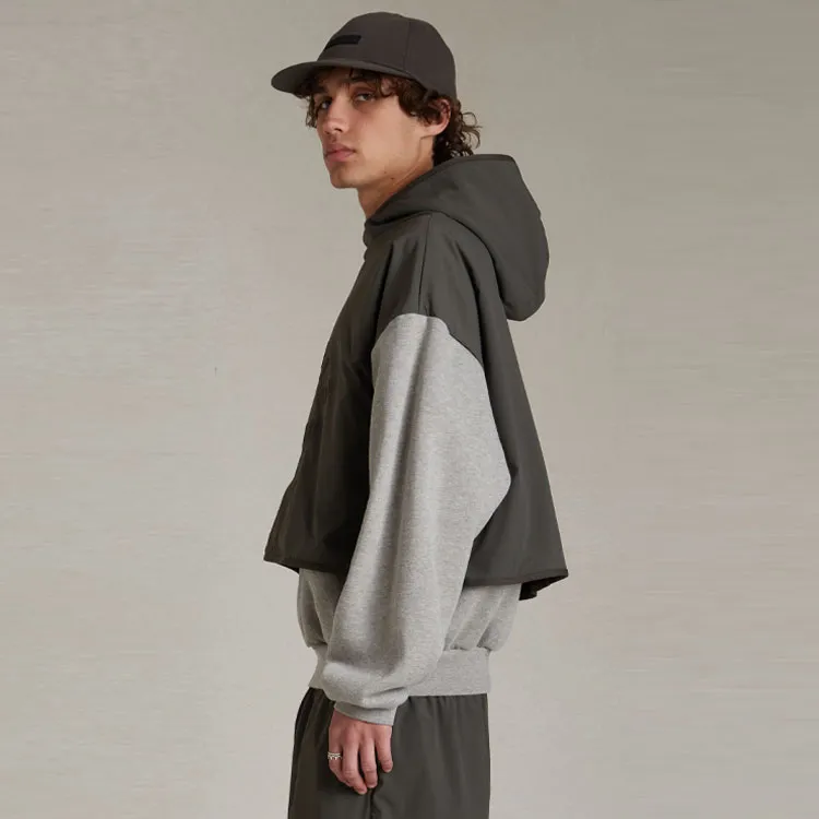 Fear Of God Essentials Nylon Fleece Hooded Sweater-4