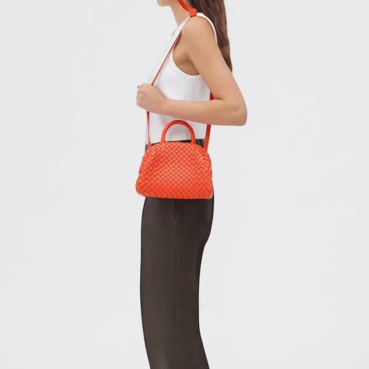 Bottega Veneta Handle Padded Intreccio Top Handle Mini Sunburst-4
