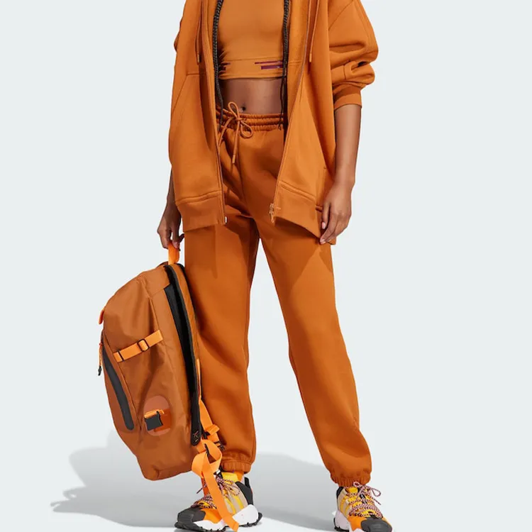Adidas Stella McCartney Collaboration Polyurethane Backpack Women's Brown, Red, Orange, Yellow, Black-4