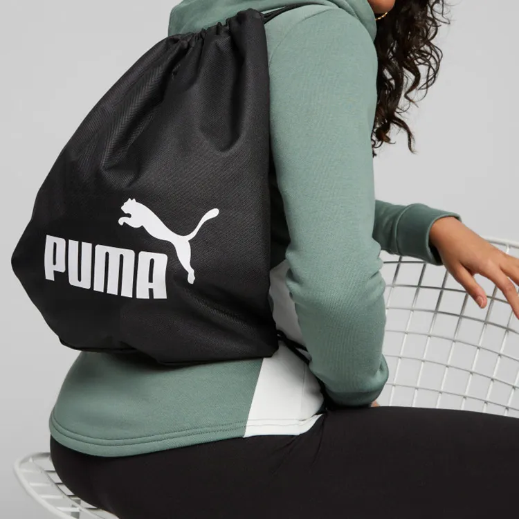 PUMA Polyester Gym Bag Tubas Unisex Black-4