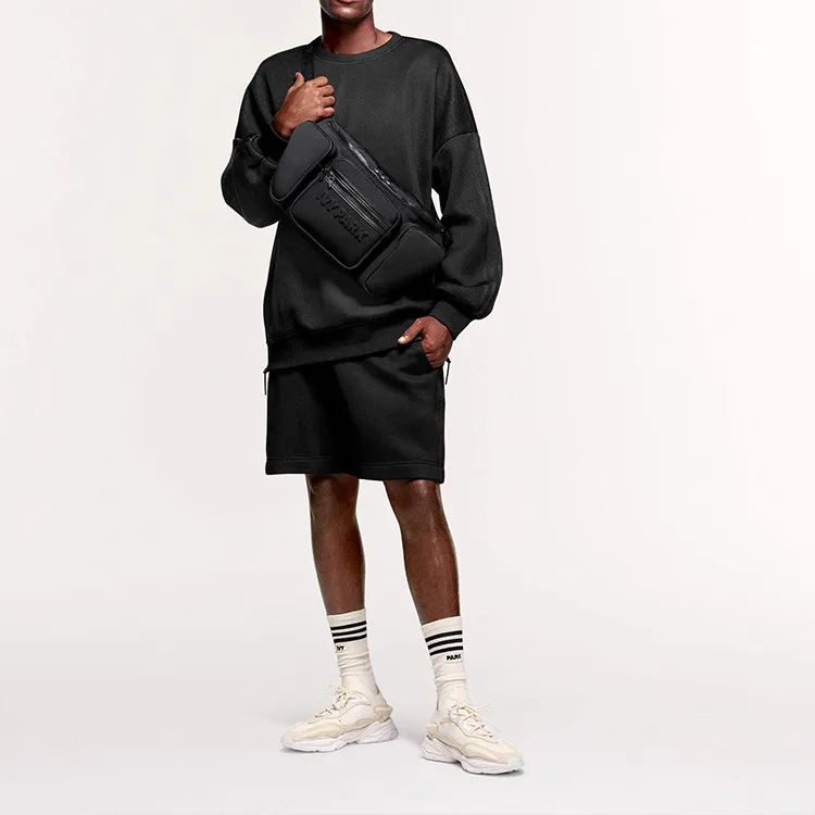 Adidas Ivy Park Oversized Waist Bag Black-4