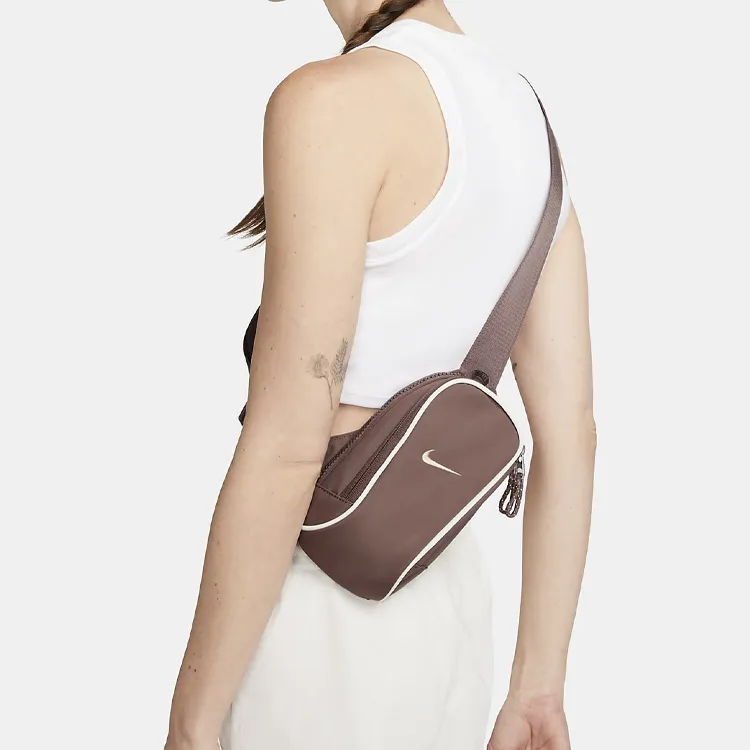 Nike Nylon Sling Bag Shoulder Bag Crossbody Bag Regular Unisex Brown-4