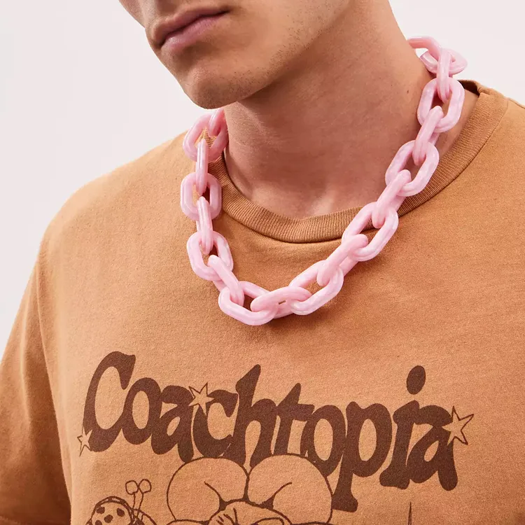Coachtopia Recycled Resin Bag Straps Women's Light Pink-2