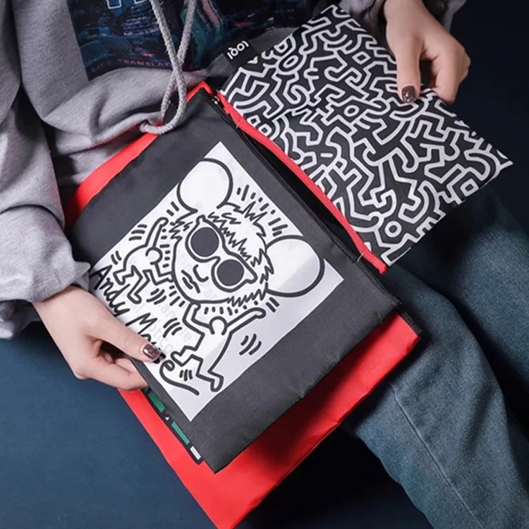 Loqi Keith Haring Collaboration Polyester Storage Bag Women's Kaishalin-2