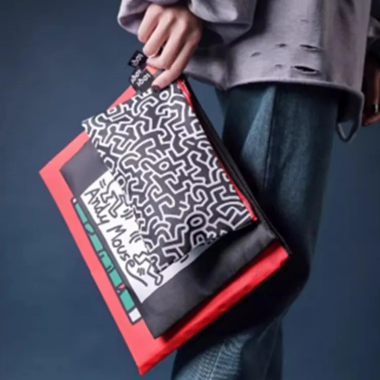 Loqi Keith Haring Collaboration Polyester Storage Bag Women's Kaishalin-4