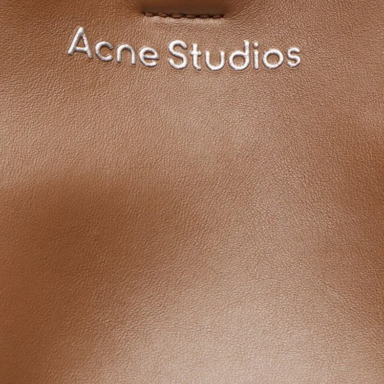 Acne Studios Musubi Calfskin Shoulder Bag, Crossbody Bag, Handbag Medium Size Women's Camel Brown-4