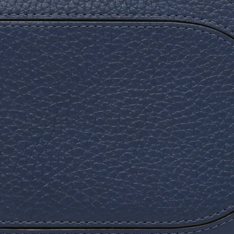 Delvau Calfskin Wallets Coin Purses Women's Dark Blue-3
