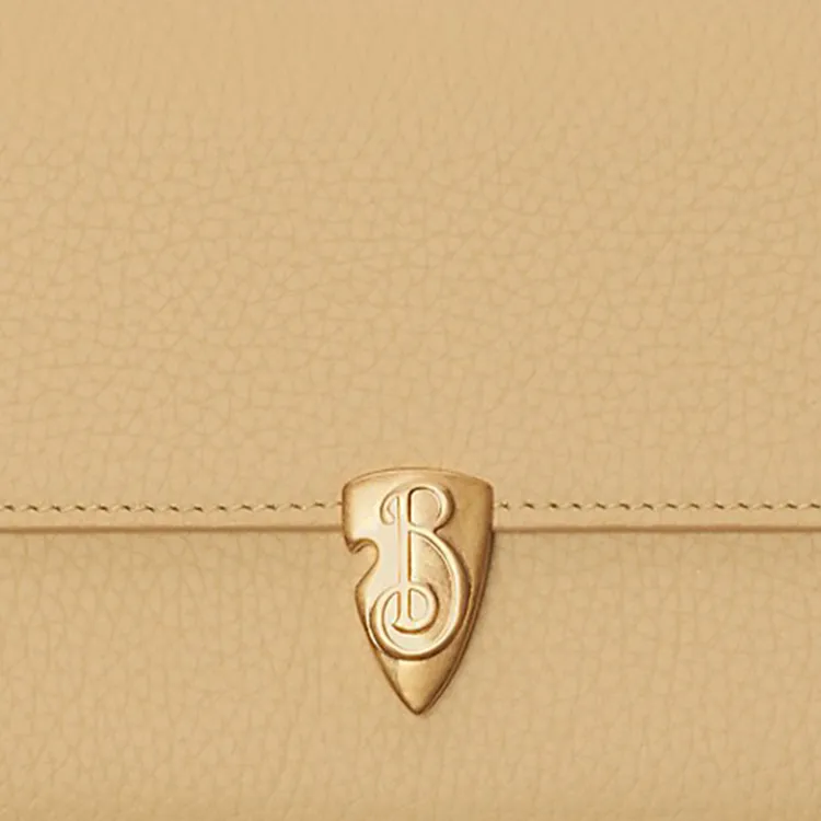 Burberry Calfskin Shoulder Bag Crossbody Bag Wallet Women's Sand-3