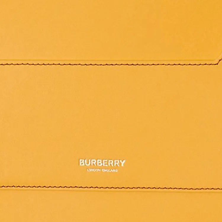 Burberry Lambskin Clutch Women's Yellow-1