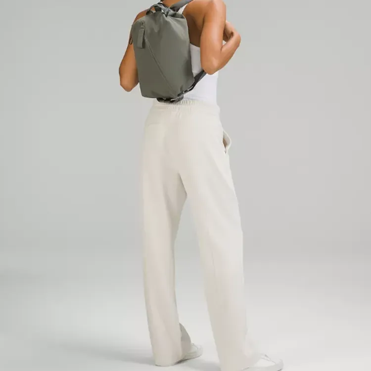 Lululemon Nylon And Polyester Blend Crossbody One Shoulder Backpack Regular Women's Green Gray-5