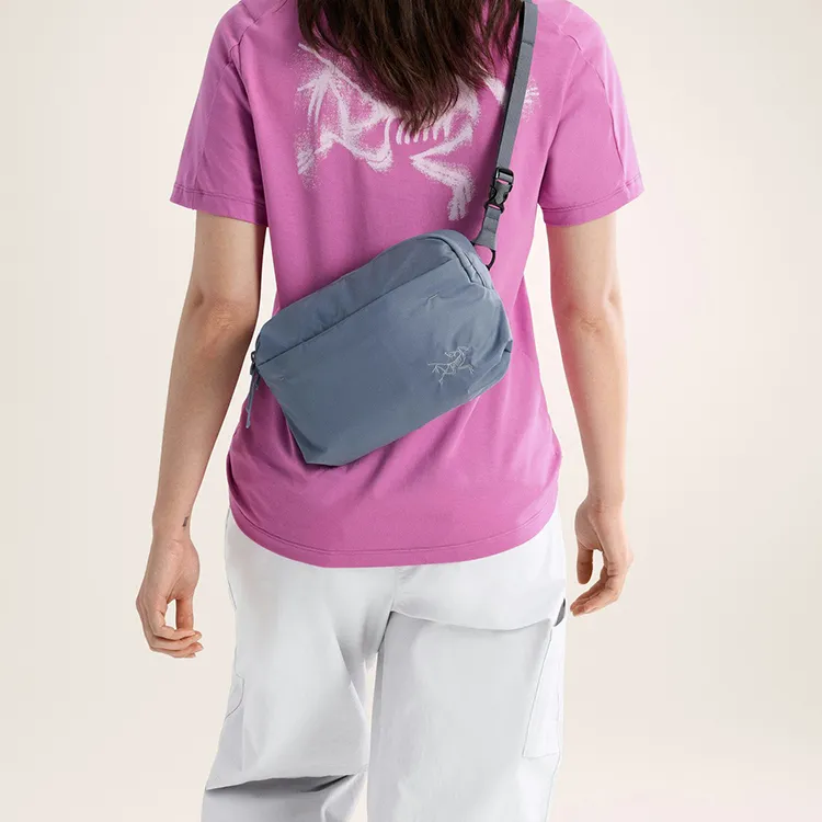 Arcteryx Nylon Shoulder Bag Crossbody Bag Unisex Blue-3