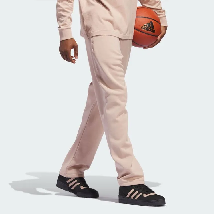 Adidas Knitted Sweatpants Unisex Pink-4