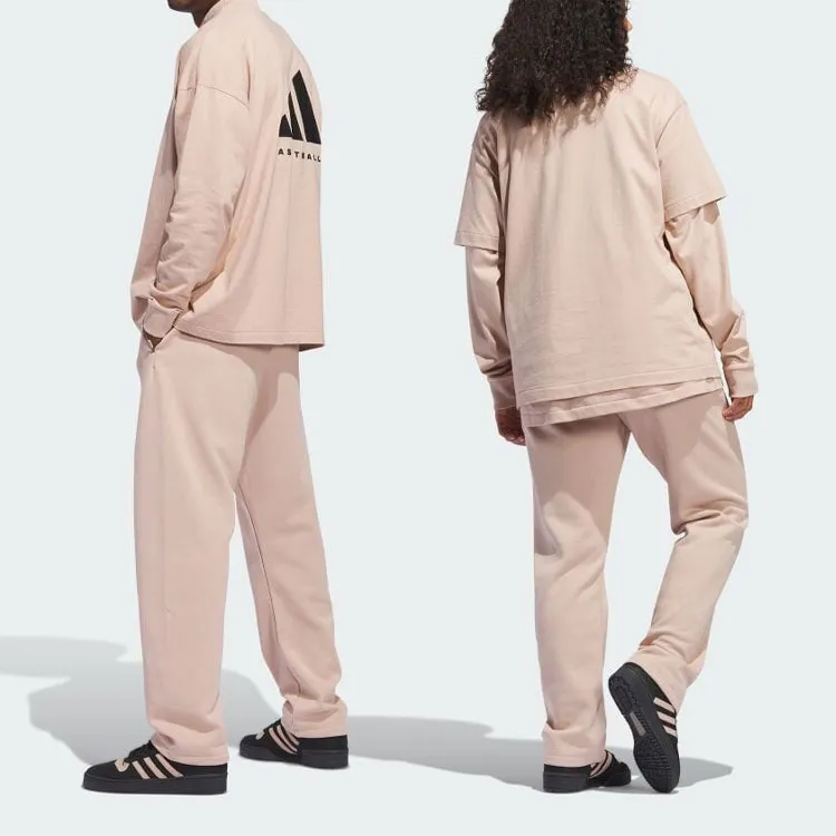 Adidas Knitted Sweatpants Unisex Pink-3