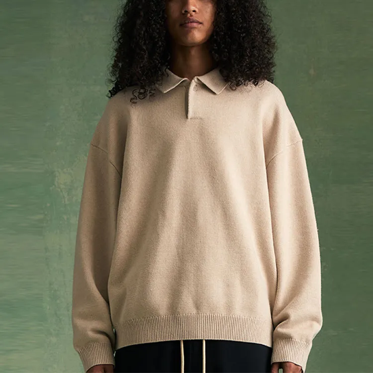 Fear Of God Essentials Kids Knit Polo-3