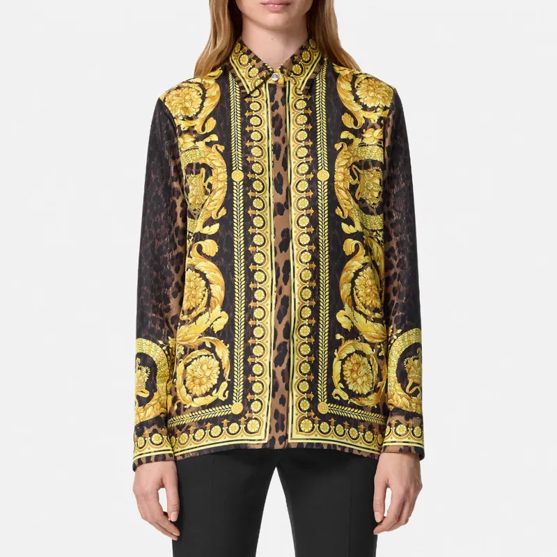 VERSACE Wild Barocco Long Sleeved Shirt-1