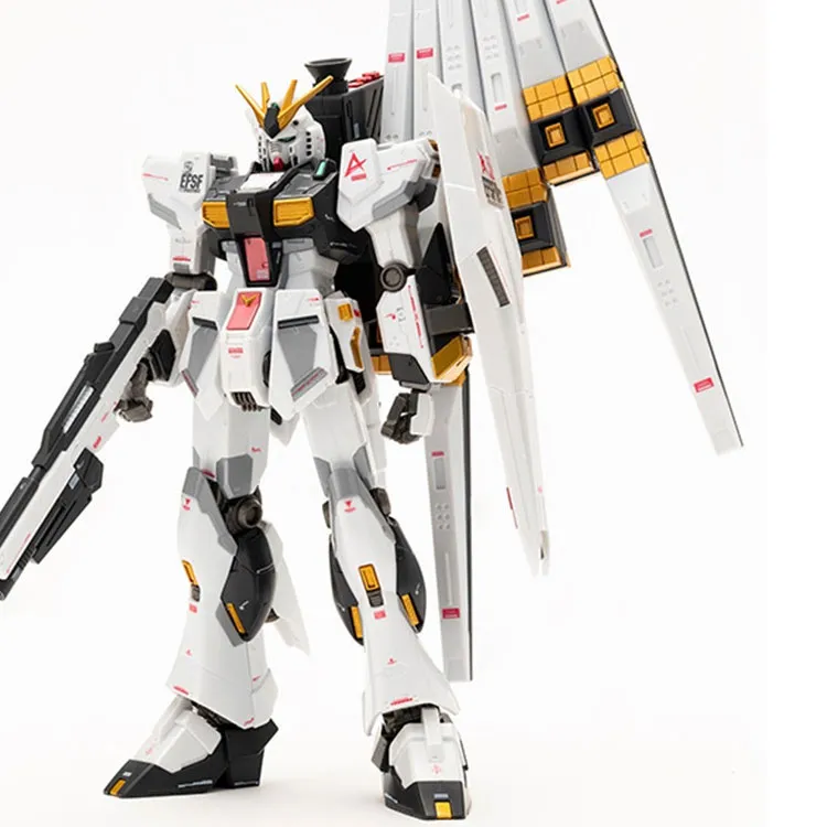 BANDAI Ichiban Kuji, Gundam Collection M.S.Conclusion Vol.1 RX 93 Ν Gundam Assembled Models-1