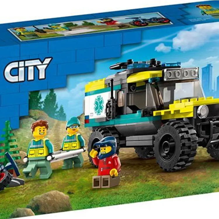 LEGO City Collection 4x4 Trail Running Rescue Vehicle Building Blocks 136pcs 40582-1
