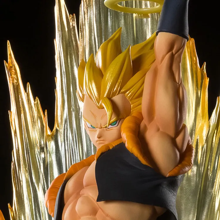 BANDAI Figuarts Zero Super Saiyan Gogeta Resurrection Fusion Scale Figures-2