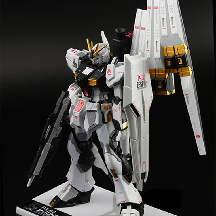 BANDAI Ichiban Kuji, Gundam Collection M.S.Conclusion Vol.1 RX 93 Ν Gundam Assembled Models-3