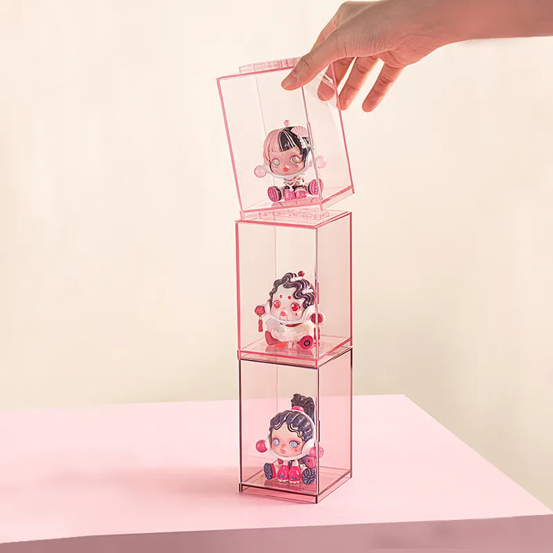 POP MART POP Single Display Case Set IP Merch Model Accessories-1
