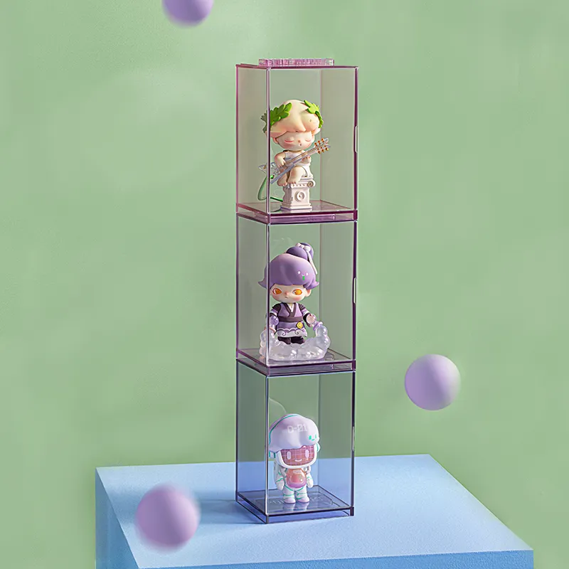 POP MART POP Single Display Case Set IP Merch Model Accessories-4