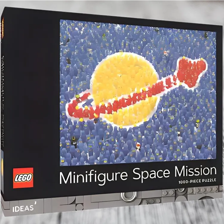 LEGO IDEAS Mini Men Space Mission Puzzles 1000pcs Mini Figurine Astronaut Mission Puzzle-2