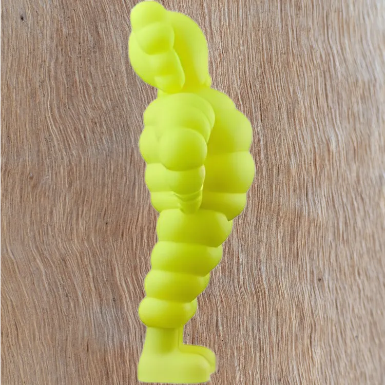 KAWS Chum Vinyl Figure Yellow 2022-3