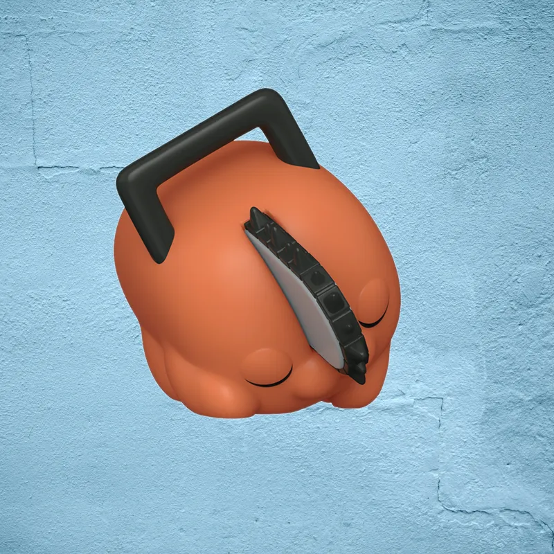 Funko Chainsaw Man Pochita Sleeping Chibi Figures-3