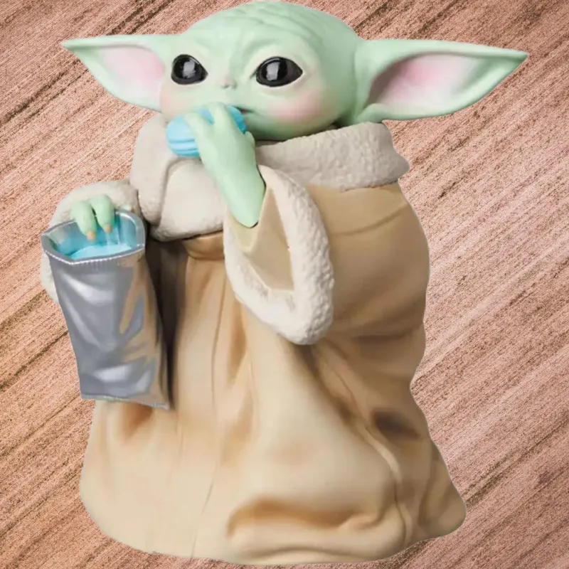 BANDAI Star Wars/Glokka Star Wars Yoda Baby Chibi Figures 10cm-3