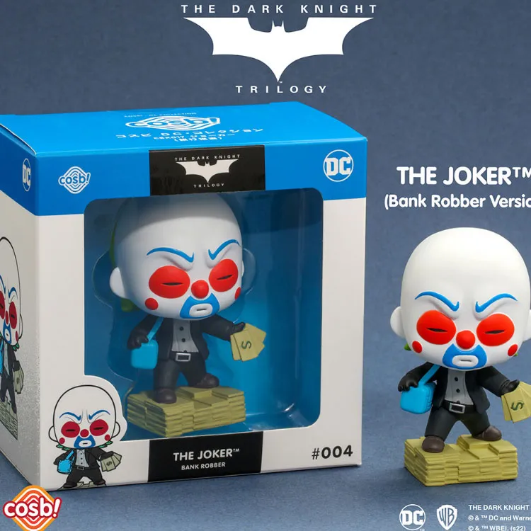 Hot Toys Joker COSBY Collection The Dark Knight Trilogy, Bank Heist Chibi Figures-3