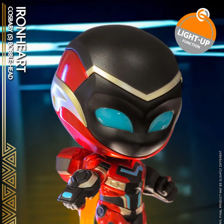 Hot Toys Black Panther Long Live Wakanda Iron Heart Chibi Figures-2