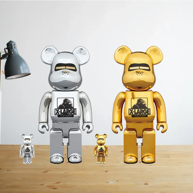 Bearbrick X Xlarge X Hajime Sorayama Chrome-2