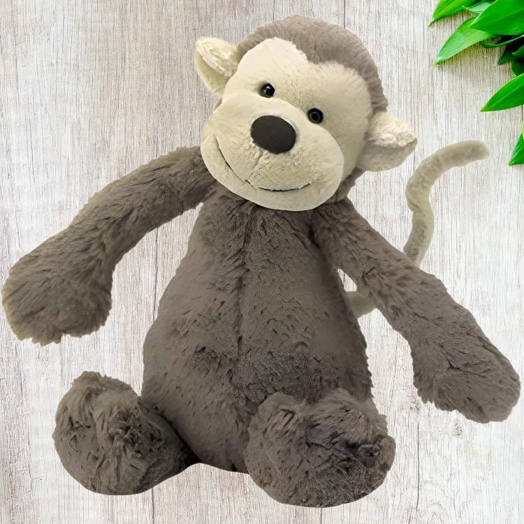 JELLYCAT Bashful Monkey Stuffed Animal-3