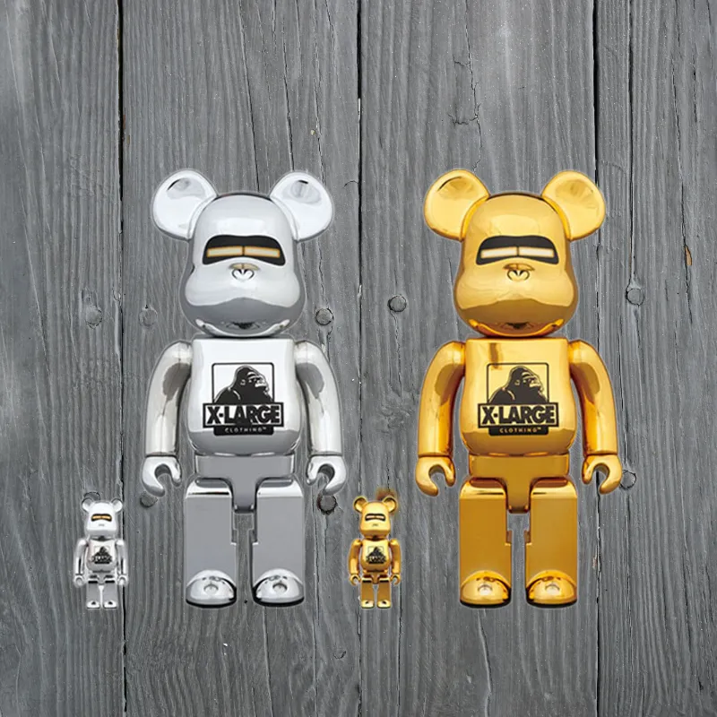 Bearbrick X Xlarge X Hajime Sorayama Chrome-4